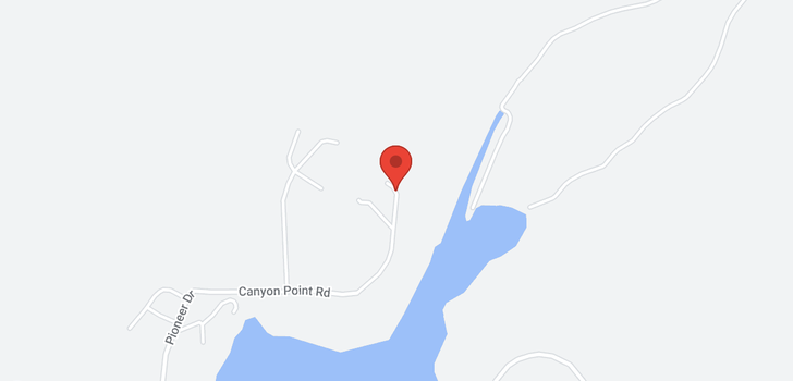 map of 156 Canyon Point Road